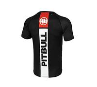 PITBULL - Camiseta Deportiva de Hombre, Corte clásico Ajustado, Camiseta térmica para Hombre Pit Bull West Coast, Camiseta de Hombre Hilltop Sports, Camiseta de Nylon Ideal para Hombre Rashguard, L