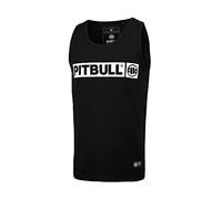 PITBULL - Camiseta Interior para Hombre, Playera sin Mangas para Hombre de Gimnasio, Camiseta de Tirantes para Hombre, Negro, 3XL