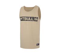 PITBULL - Camiseta Interior para Hombre, Playera sin Mangas para Hombre de Gimnasio, Camiseta de Tirantes para Hombre, Arena, M