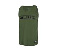 PITBULL - Camiseta Interior para Hombre, Playera sin Mangas para Hombre de Gimnasio, Camiseta de Tirantes para Hombre, Verde, S
