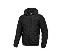 PITBULL - Chaqueta de invierno para hombre con capucha Firestone, chaqueta acolchada para hombre con cremallera, bolsillos laterales cómodos, perfecta para el invierno.