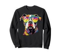 Pitbull con Gafas de Sol Pittie Pit Bull Terrier Perro Sudadera