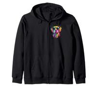 Pitbull con Gafas de Sol Pittie Pit Bull Terrier Perro Sudadera con Capucha