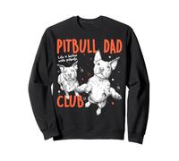 Pitbull Dad Club Pittie Dog Dad Hombres Día del Padre Sudadera