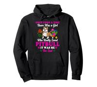 Pitbull Dog Mom Érase una Vez FUI Yo Chicas Mujeres Sudadera con Capucha