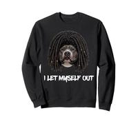 Pitbull Dreadlocks I Let Myself out Pit Bull Black Dreads Sudadera