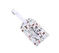 Pitbull - Etiquetas de equipaje para maletas Show Me Your Pitties, etiquetas de viaje para amantes de los perros, etiquetas de viaje Pitbull Mom (Pitties LT)