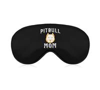Pitbull Mama Eye Mask con correa ajustable para hombres y mujeres Night Sleeping Travel Siesta
