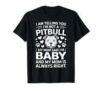 Pitbull Mamá Pit Bull Terrier Amante Perro Dueño Mamá Pibble Camiseta