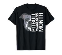 Pitbull Mes de Concientización Divertido American Pitbull Terrier Camiseta