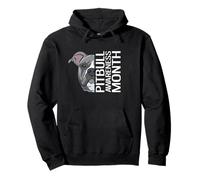 Pitbull Mes de Concientización Divertido American Pitbull Terrier Sudadera con Capucha
