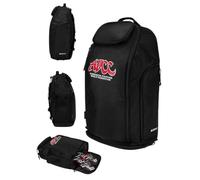 PITBULL - Mochila Airway Deportiva Premium para Gimnasio y Deporte Negro ADCC, Diseño Espacioso con Compartimento Separado, Espacioso Multifuncional, Ideal para Entrenamiento, Trekking