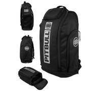 PITBULL - Mochila Airway Deportiva Premium para Gimnasio y Deporte Negro, Diseño Espacioso con Compartimento Separado, Espacioso Multifuncional, Ideal para Entrenamiento, Trekking