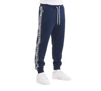 PITBULL - Pantalón Deportivo para Hombre, Azul Oscuro 3XL Chándal con Bolsillos con Cremallera y Cintura Elástica, Pantalones Chandal Hombre, Running Gimnasio Fitness