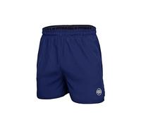 PITBULL - Pantalones Cortos Hombre Deporte Small Logo II, Pantalon Cortos Hombre para Correr, Pantalon Corto Hombre de Entrenamiento con Bolsillos, Pantalones Cortos de Deporte - XL, Azul Oscuro