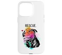 Pitbull - Perro de Rescate - Adopte No Compre Carcasa para iPhone 15 Pro MAX