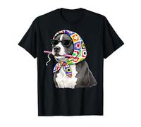Pitbull Pittie Dog Granny - Hilo Cuadrado para Ganchillo Camiseta