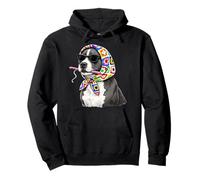 Pitbull Pittie Dog Granny - Hilo Cuadrado para Ganchillo Sudadera con Capucha