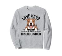 Pitbull Pittie Pit Bull Love - Perro siempre incomprendido Sudadera