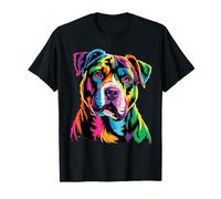 Pitbull Splash Art Pitbull Owner Christmas Gifts Pitbull Camiseta