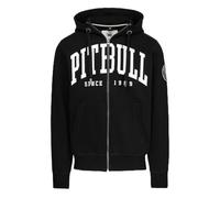 PITBULL - Sudadera Hombre con Capucha y Zippé Norton, Sudaderas con Capucha Hombre con Cremallera, Hoodie Cómoda Regular Fit, Sweatjacke, Sudaderas Deportivas