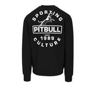 Pitbull Sudadera para Hombre con Estampado Hombres Cómodo Jersey Cultura Física Crewncek Sudadera Deportiva M, Negro, M