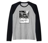 Pitbulls Duros en la Ciudad - Gráfico Urban Dog Lover Camiseta Manga Raglan
