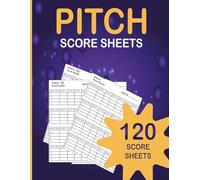 Pitch Score Sheets: Record and Track Your Pitch Card Game Scores | 120 Pages Scorekeeping Log Book for Game Lovers