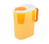 Pitcher with Lid, 2L Clear Water Filter Pitchers with Lid and Handle, Thickened PP Large Iced Tea Pitcher, Drink Container, Beverage Serveware for Party, Kitchen, and Home, 7.87x5.91x3.94 Inches