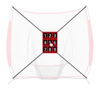 Pitching Net Con Zona De Strike | Softball Practice Batting Target Net Para Entrenamiento | Ayuda De Lanzamiento De Béisbol Y Softbol Para Precisión, Práctica De La Zona De Strike, Ejercicios De Lanza