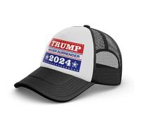 PITFS Sombreros de papá para hombre, Donald Trump, regalos de Trump 2024 Never Surrender Casquette lindo sombrero de camionero para papá, Color, M