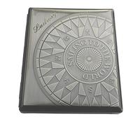 Pitillera Cajetilla silberfarbig Sailing to the world - con brújula Rose y Costa línea