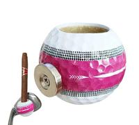 Pitillera de Golf Cart - Funda a prueba de viento, contenedor compacto para fumadores | Dispensador portátil de fácil acceso y montable, contenedor de viaje para fumadores, organizador resistente a