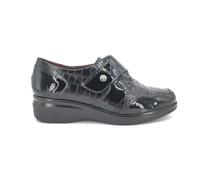 PITILLOS 10025 Zapato Charol con Cierre de Cinta Adhesiva para: Mujer Color: Negro Talla: 36