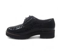 PITILLOS 10081 Blucher Charol con impresión Estilo Serpiente para: Mujer Color: Negro Talla: 39