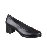 PITILLOS 101 Salon DE Piel con TACÓN Medio Mujer Negro 39