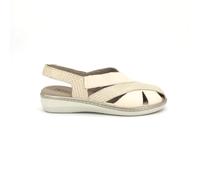 PITILLOS 10302 Sandalia tapada Delante Oro con Plantilla Acolchada Muy cómoda para: Mujer Color: Oro Talla: 37