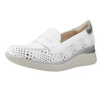 PITILLOS 10433 Mocasín en napa con Picados Blanco y Plantilla Acolchada Muy cómodo para: Mujer Color: Blanco Talla: 37