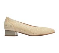 PITILLOS 10450 Salón Hueco Pico con elástico y Piel grabada con Plantilla Acolchada Muy cómoda para: Mujer Color: Oro Talla: 40