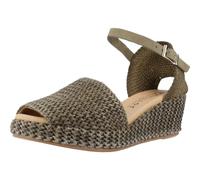 PITILLOS 10560 Sandalia de cáñamo con Plantilla Acolchada Muy cómoda para: Mujer Color: Kaki Talla: 41
