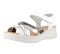 PITILLOS 10610 Sandalia Tiras Piel Tubular con Plantilla Acolchada Muy cómoda para: Mujer Color: Blanco Talla: 37