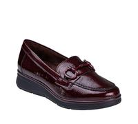 PITILLOS 10701 Mocasin DE Piel con Adorno Mujer Burdeos 38