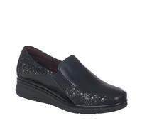 PITILLOS 10702 Zapato Confort DE Piel Combi Mujer Negro 39