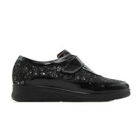PITILLOS 10703 Blucher,mocasín,zapato con tira adesiva,casual,de piel y tela,plantilla extraible,deportivo,sneakers para señora