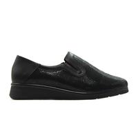 PITILLOS 10711 Mocasín,zapato con cuña,gomas en los lados,suela de goma,plantilla extraible,piel y tela,clásico para señora