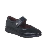 PITILLOS 10712 Merceditas Piel Ancho Especial Mujer Negro 37