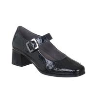 PITILLOS 10821 Merceditas DE Piel Coco Tacon Mujer Negro 37