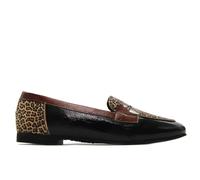 PITILLOS 10870 Mocasín de punta fina,mercedita,piel,tacón bajo,sencillo,manoletina,animal print,leopardo,charol para señora