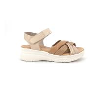 PITILLOS 11290 Sandalia Cierre Adhesivo Piel Tubular Suave cómoda para: Mujer Color: Beige Talla: 37