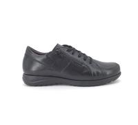 PITILLOS 20010 Blucher Atado con Cremallera Liso Muy cómodo con Plantilla Acolchada para: Mujer Color: Negro Talla: 39